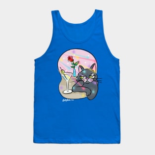 Funny cat Single Tank Top